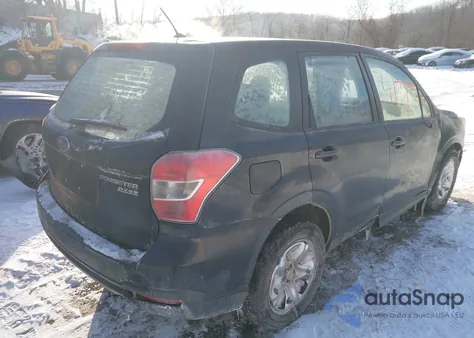 2014 Subaru Forester 2.5I z USA, uszkodzony, nr VIN JF2SJAAC1EH487546